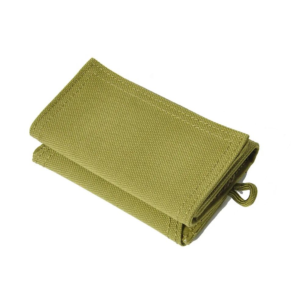 Tactical mens Tri-Fold Nylon wallet purse for ID card and Credit Card Organizer