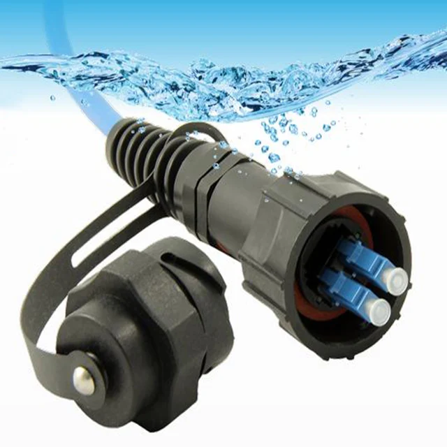 ODVA SC UPC/APC outdoor fiber optic waterproof reinforced connector ip68 ip67 nsn dlc waterproof fiber connector