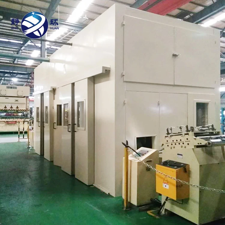 Звукоизоляционная комнатная однотонная дырокосилка 60T, звукоизоляционная крышка с раздвижной дверью