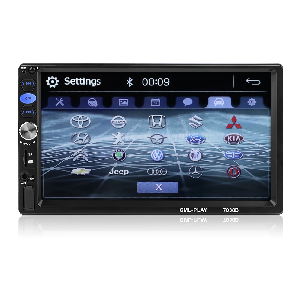 2 Din Car MP5 Car Radio Player 7 inch Touch Screen Support Mirror link Auto radio Rear View Camera