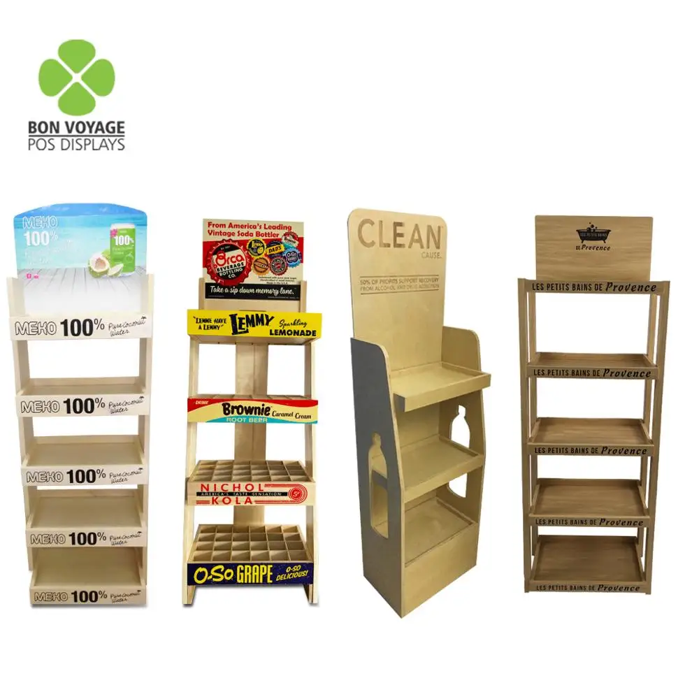 Retail store rotating wooden door lock display stands for hardware