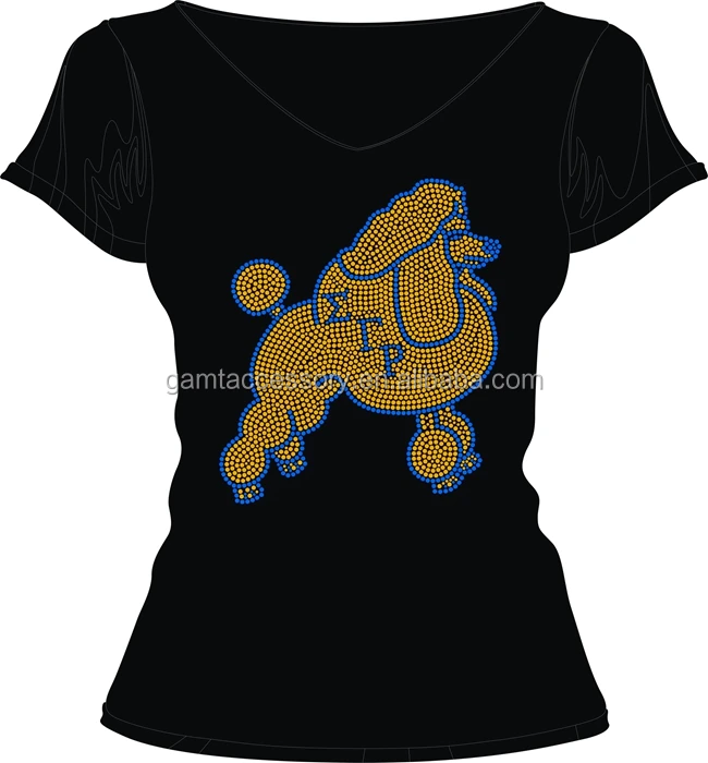 Sigma Gamma Rho Sorority Rhinestone Transfer Iron On Bling for T Shirts