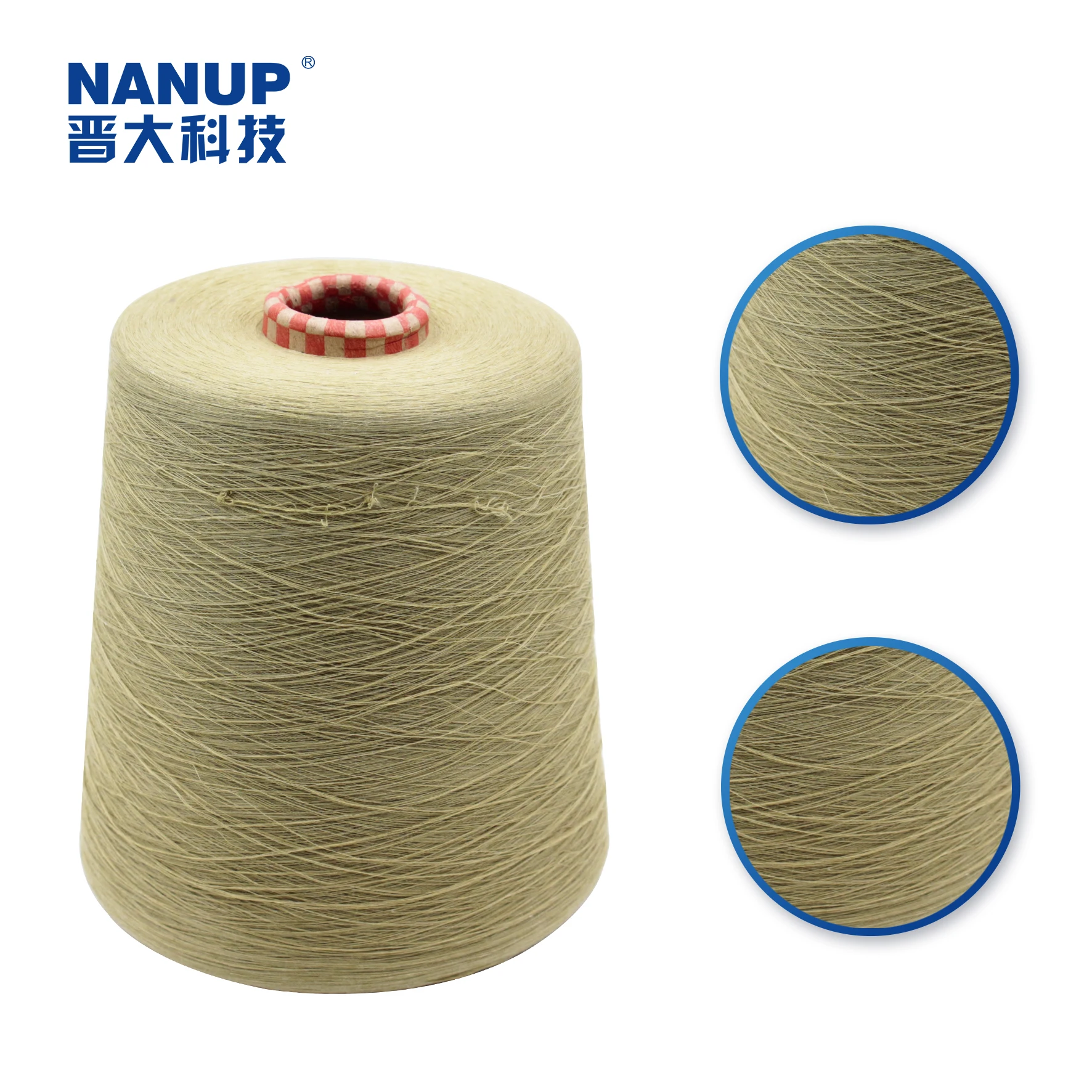 
Antibacterial nano copper polyester spun functional knitting yarn for textile manufacturer 