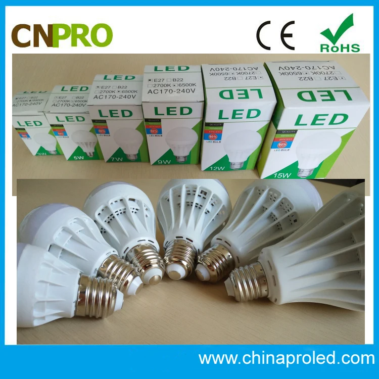 Lowest price!2016 new products plastic 3w led bulb light e14 e27 b22