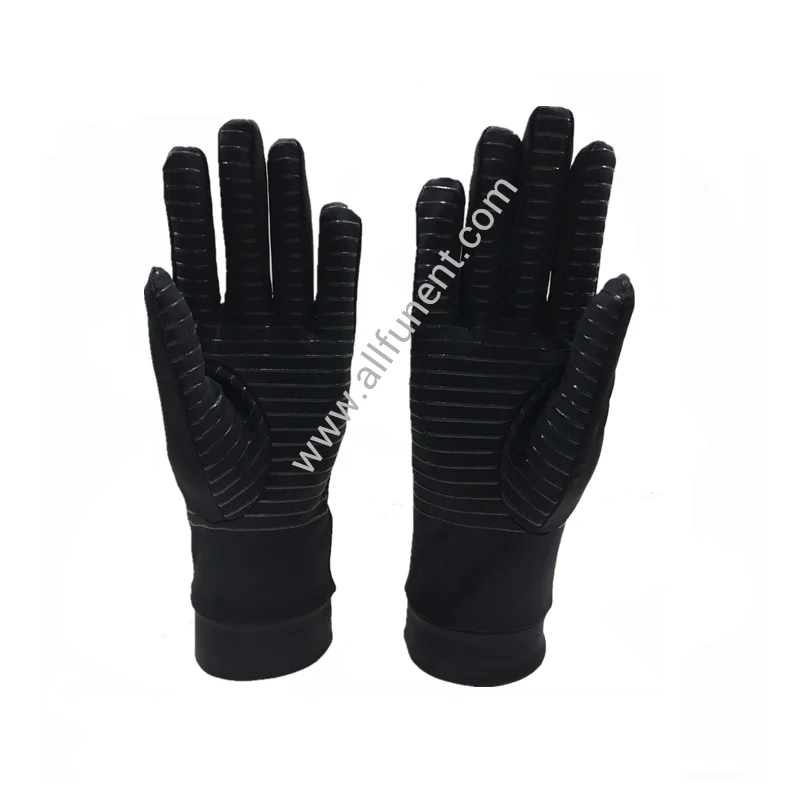 
Full Fingers Copper Nylon Compression Therapy Gloves Arthritis Gloves 