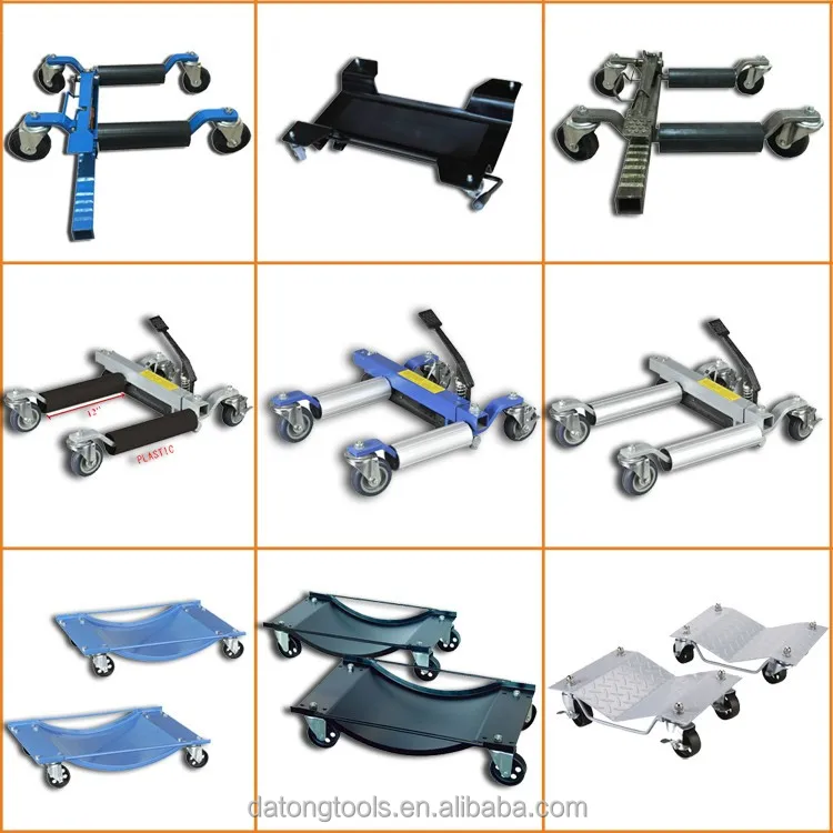
Adjustable Car Vehicle Transportacar Trolley Dolly 1500KG Capacity 