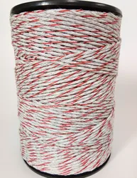 Лучшая цена 6 нитей polywire Электрический забор с медный провод