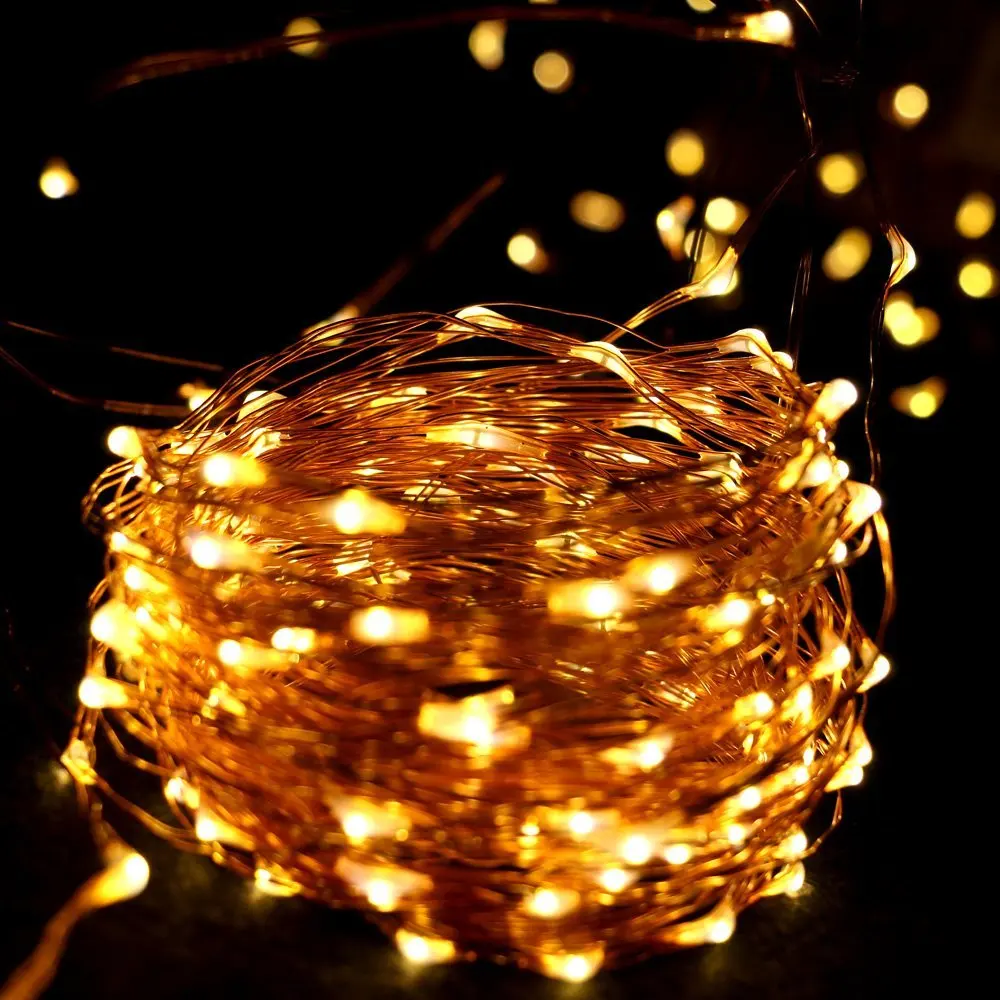 
Led Fairy Lights On Copper Wire Tree Twinkle Outdoor Led Christmas Tree Lights 