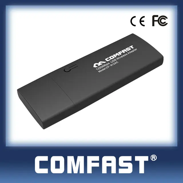 Comfast CF-912AC дешево двухдиапазонный 1200 Мбит wifi программного обеспечения мифи ключ Беспроводной адаптер для настольного