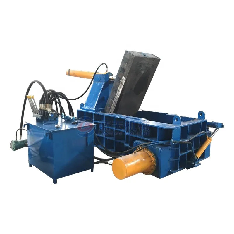 High Efficiency Hydraulic Scrap Metal Swarf Baler Machine