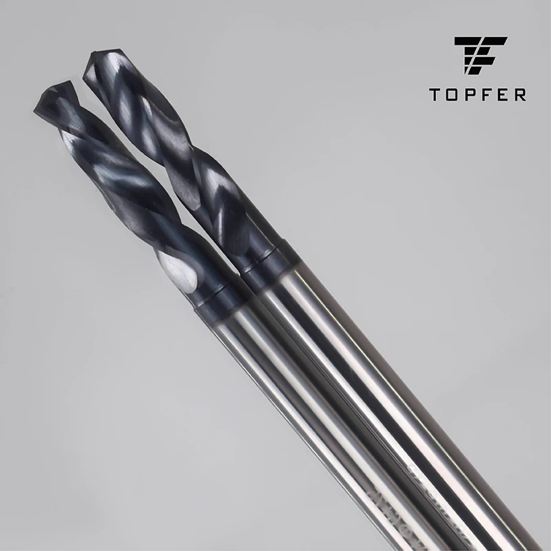 
High Precision 2 Flutes Tungsten Carbide twist drill bit with head angle 120 degrees 