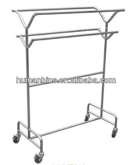 вешалка мобильной одежды из нержавеющей стали