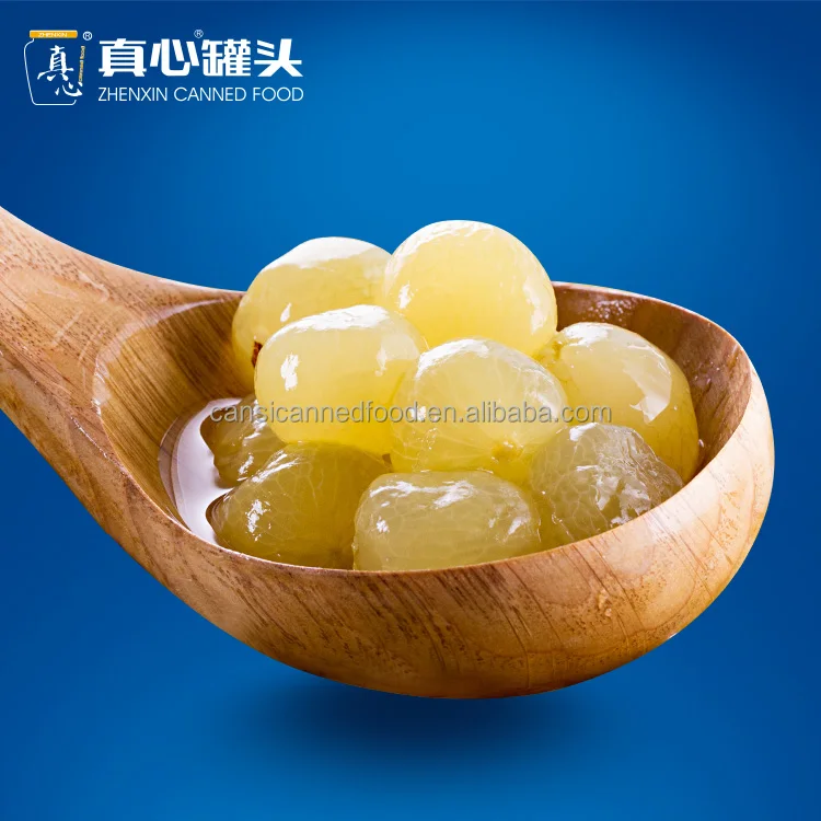 Zhenxin Canned Fruit Type Canned Peeled Grapes in Syrup