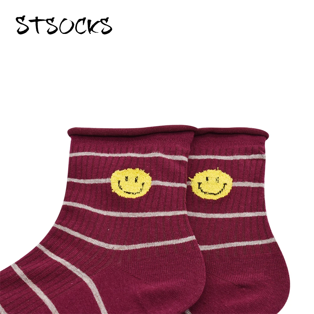 Fashion Comfortable Cute Hot Teen Girls Tube Socks With Stripes For Young Women