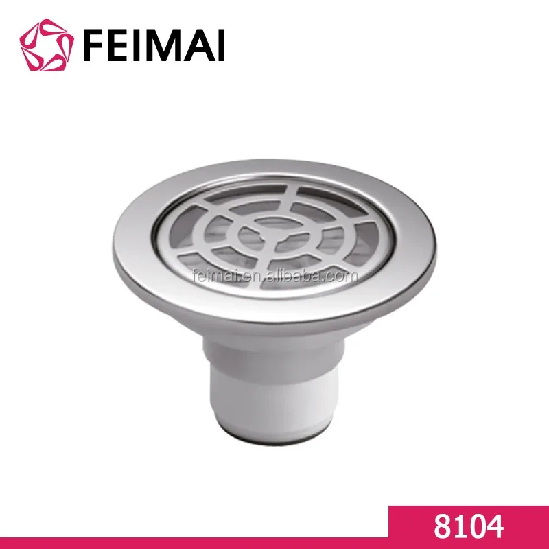 
 Часы из нержавеющей стали с круглым циферблатом, 304 душ сточных вод крылом аксессуары для ванной комнаты  