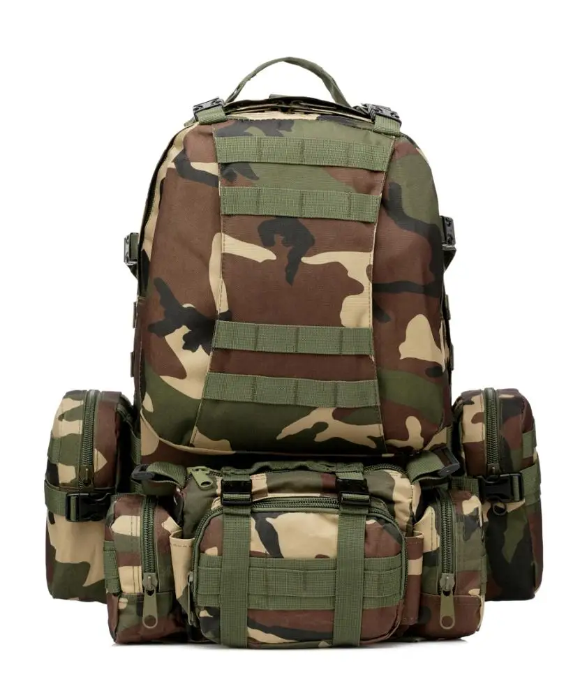 Hot sale 55L tactical backpack hiking camping backpack rucksack