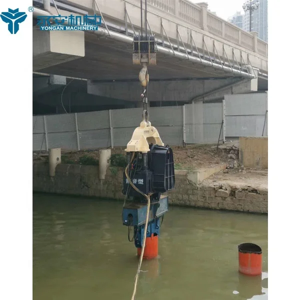 DZJ150 Marine pile driving machine Electric vibro hammer machine for pilling work