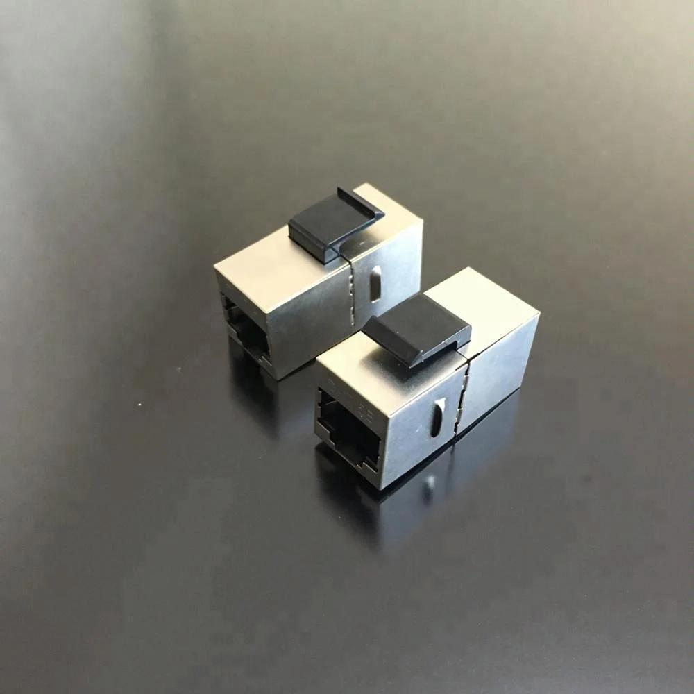 Female to Female RJ45 Cat5e Shielded Inline Coupler for cable extended
