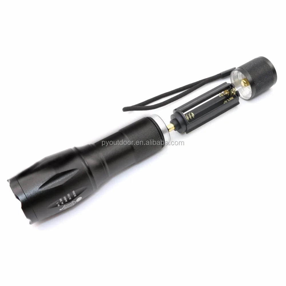 High Power 1000 lumens  Camp Waterproof  IPX5 Flash Light Set Powerful USB Rechargeable  Tactical Torches Flashlights