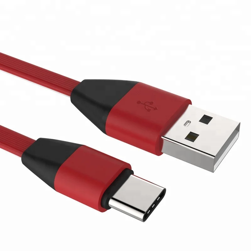 Гибкий плоский кабель для телефонов Samsung Android Реверсивный новый тип c usb