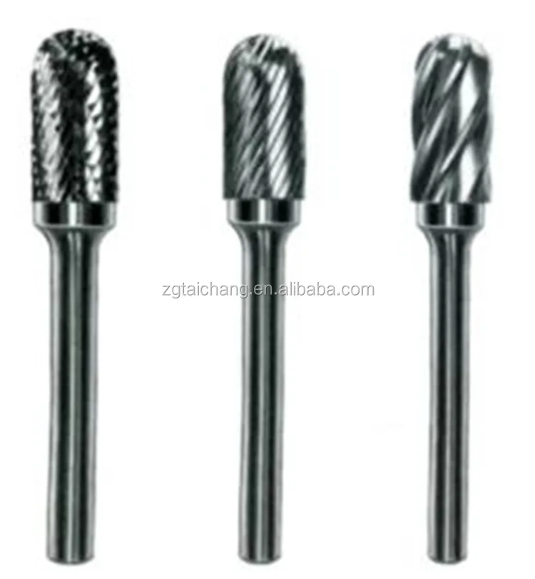 Cylinder Shape Single Cut Tungsten Carbide Rotary File