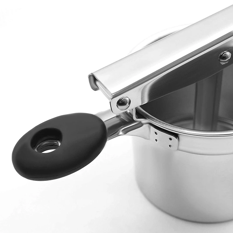 2019 Upgraded Version Premium Stainless Steel Potato Ricer Set Baby Food Strainer Fruit Masherand Food Press