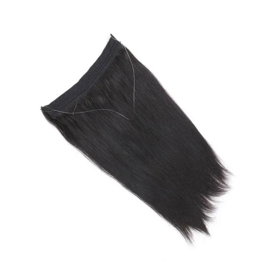 Raw slavic extension with fish wire european hair