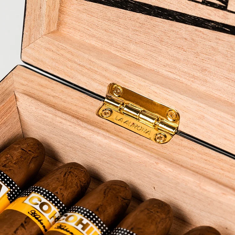 High Quality Wholesale Custom Luxury Cigar Boxes high gloss piano lacquer humidor