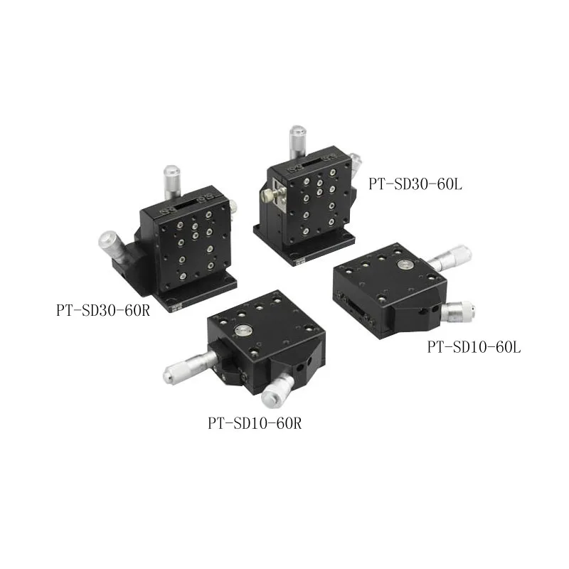 PT-SD10-60L/R XY Axis Manual Linear Stage Optical Sliding Table manual linear stage vice