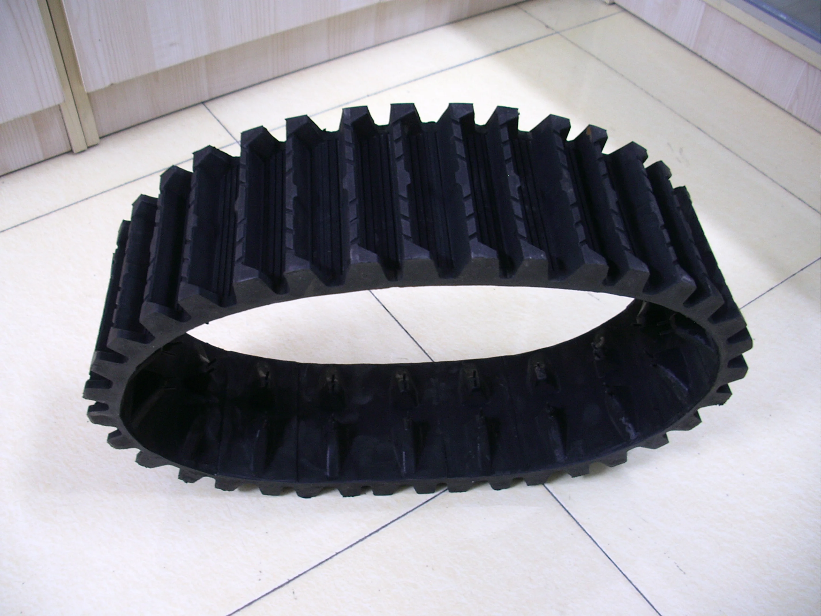 JQ-B Small rubber track width 60mm for lawn mower undercarriage parts