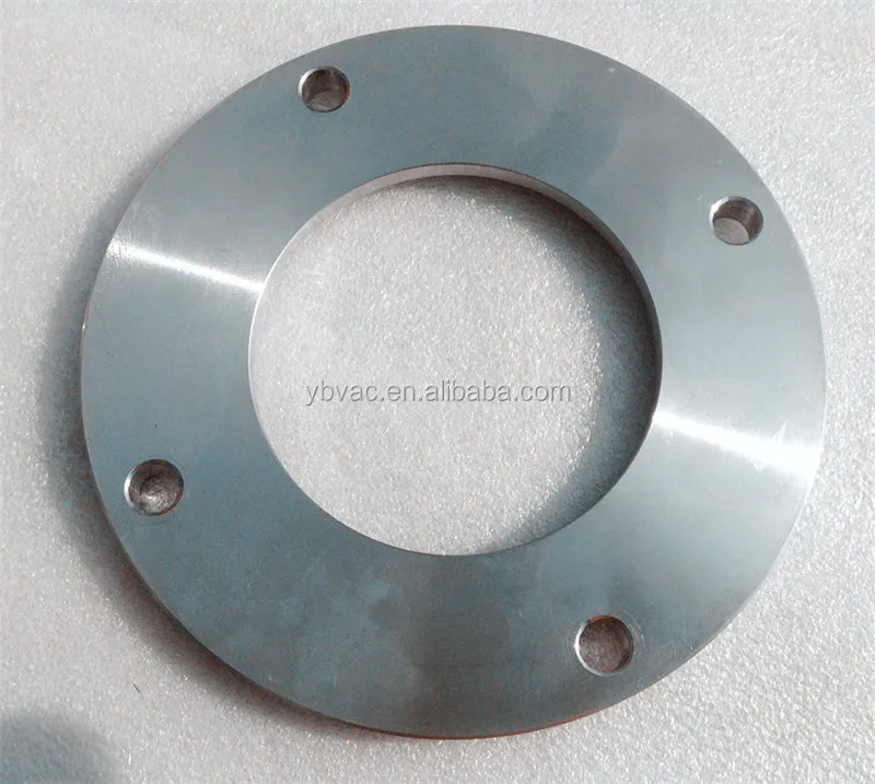 SS304 plain vacuum flanges DN80 welded type ISO1609