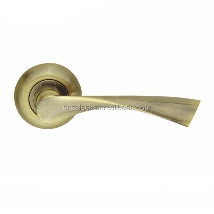 [FZ8-45] Russian aluminum alloy zinc handles high security door lock and handle doorknob handle knob