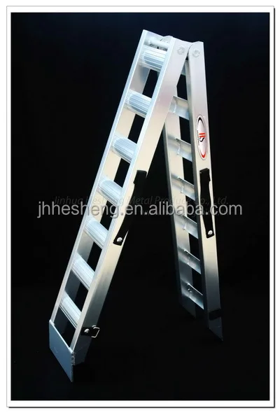550LBS capacity trailer ramps 5.2kg light weight motorcycle loading ramp for trailers(HS-MR2-25cm)