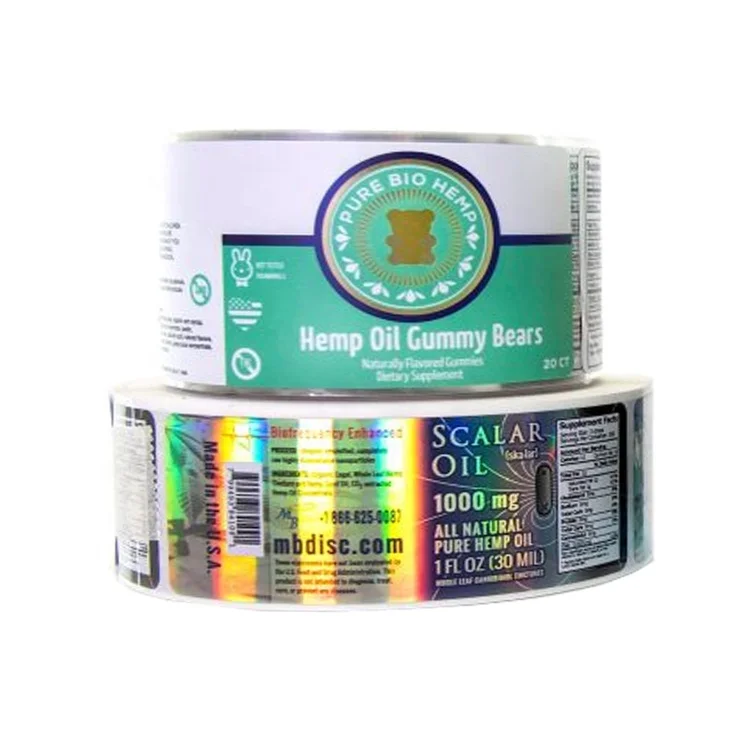 
Adhesive Label Manufacturer Custom Waterproof Metallic Foil Medical Stickers Labels 