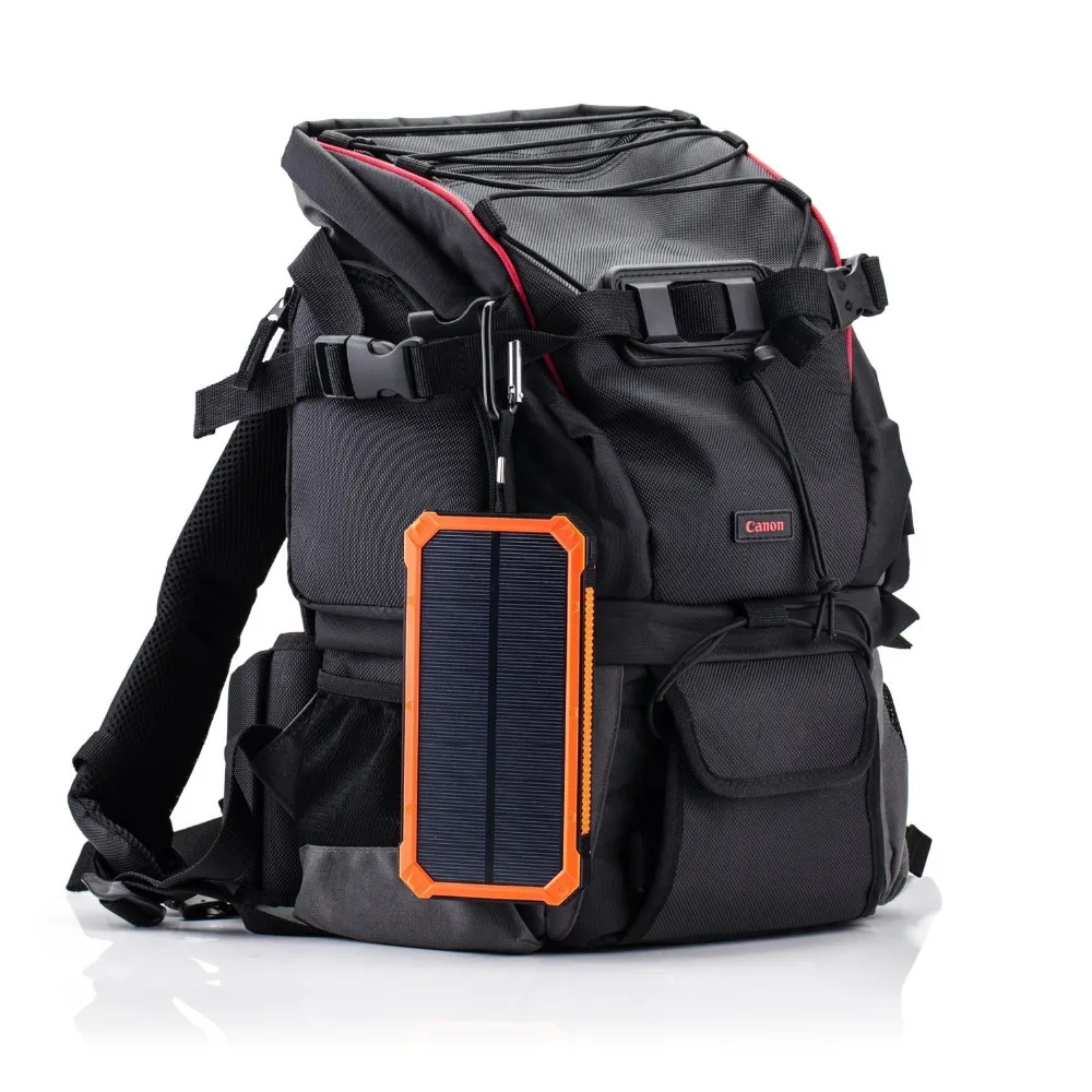 Solar Cell Phone Charger, Tomsenn 15000mAh Solar Power Bank Portable Dual USB Outdoor External Battery Pack for iPhone,