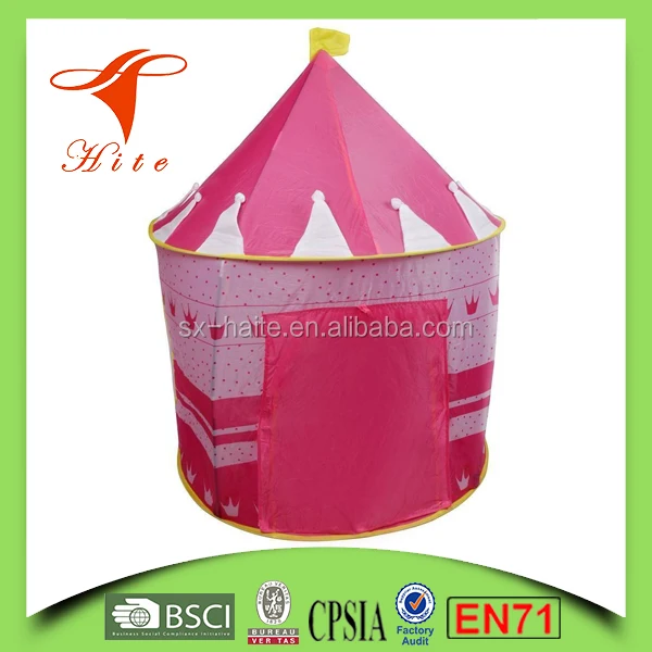 Crown Princess Castle Girls Play Tent / Pink Foldable Children Tent/Indoor &Outdoor kids tent