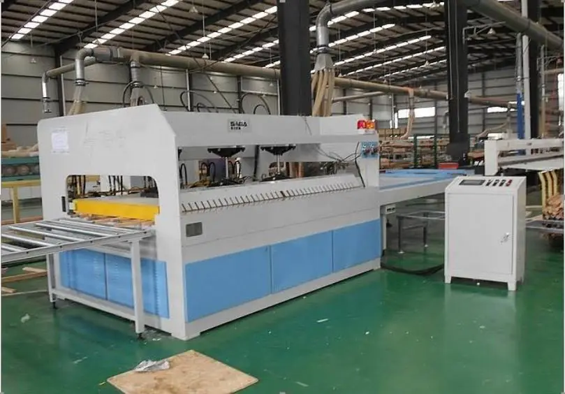 Saga RF press/Radio Frequency Edge Gluing machine for solid wood panel gluing