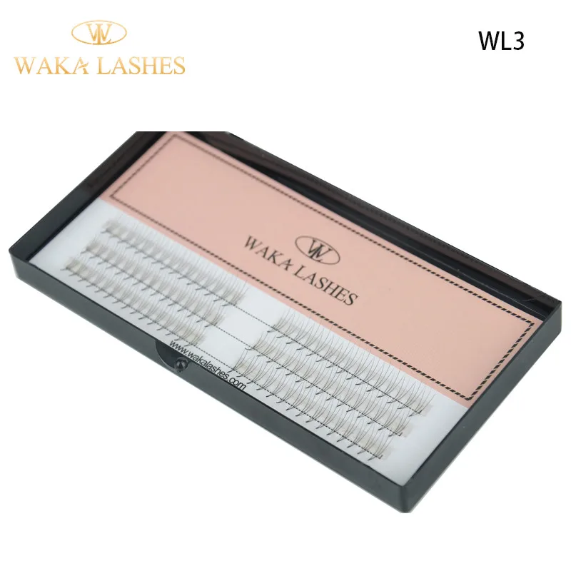 Slim curling knot free eyelash flare under pre fan volume lashes