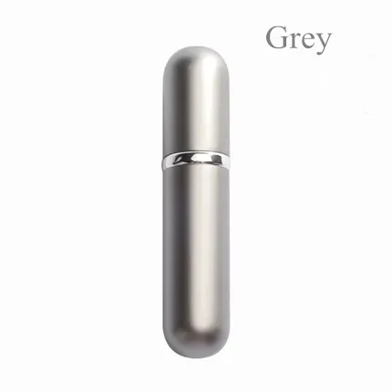 Mini 5ml 8ml 10ml 12ml Bullet shaped refillable aluminum perfume glass spray bottle with atomizer for travel