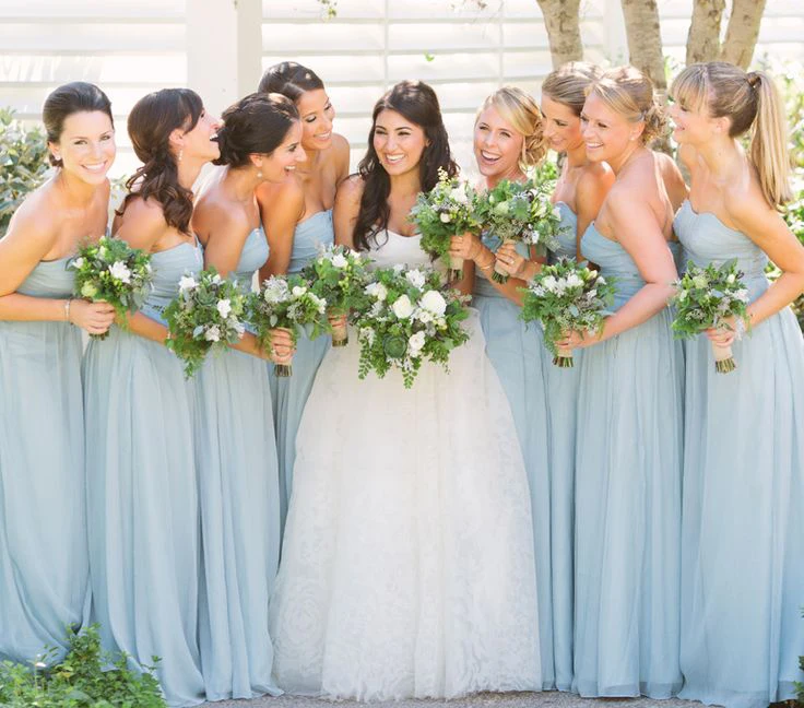 Luxury Wedding Dresses For Young Bridesmaid Color Pool Bridesmaid Dresses Color Pool