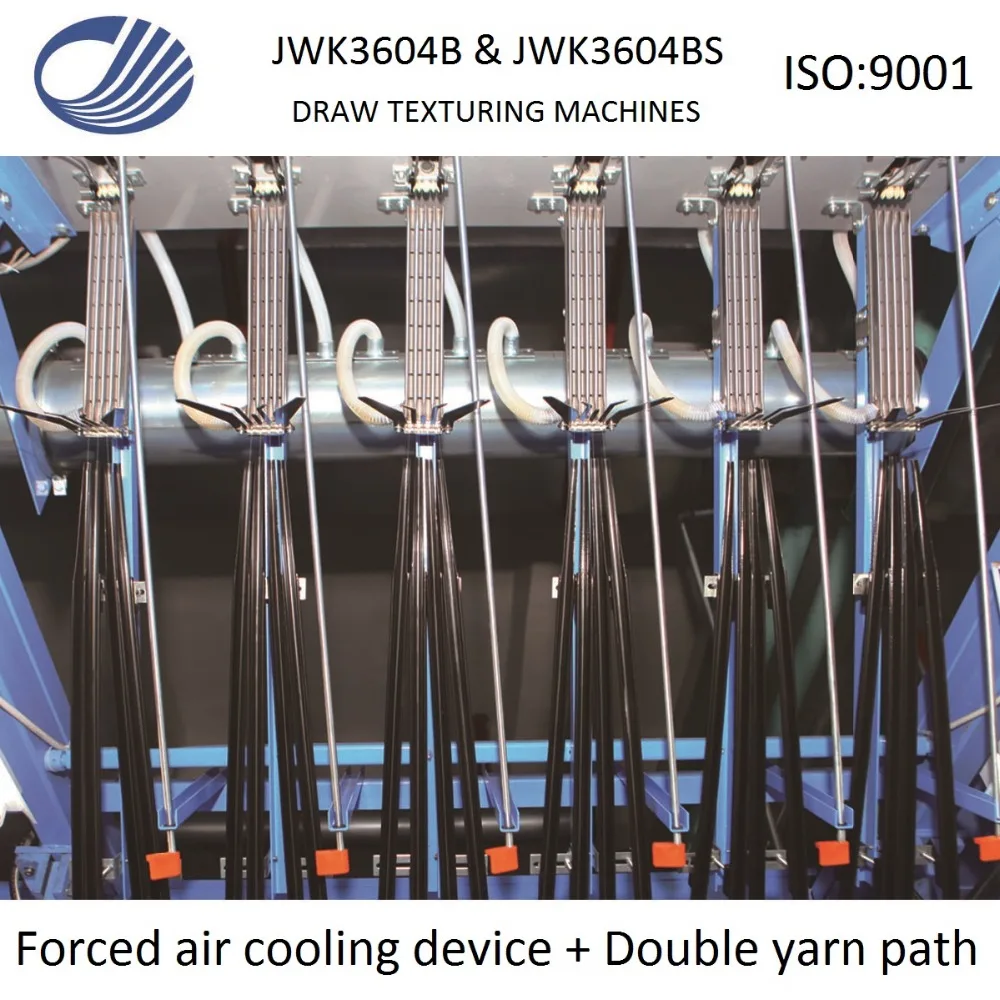 JW K3604C  DTY draw texturing machines of POY polyamide fiaments.