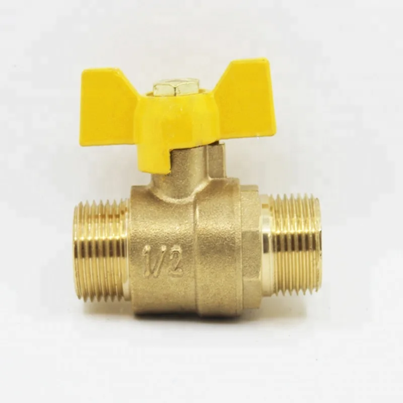 High Quality T Handle Male Thread Dn20 Full Brass Ball Valve Price