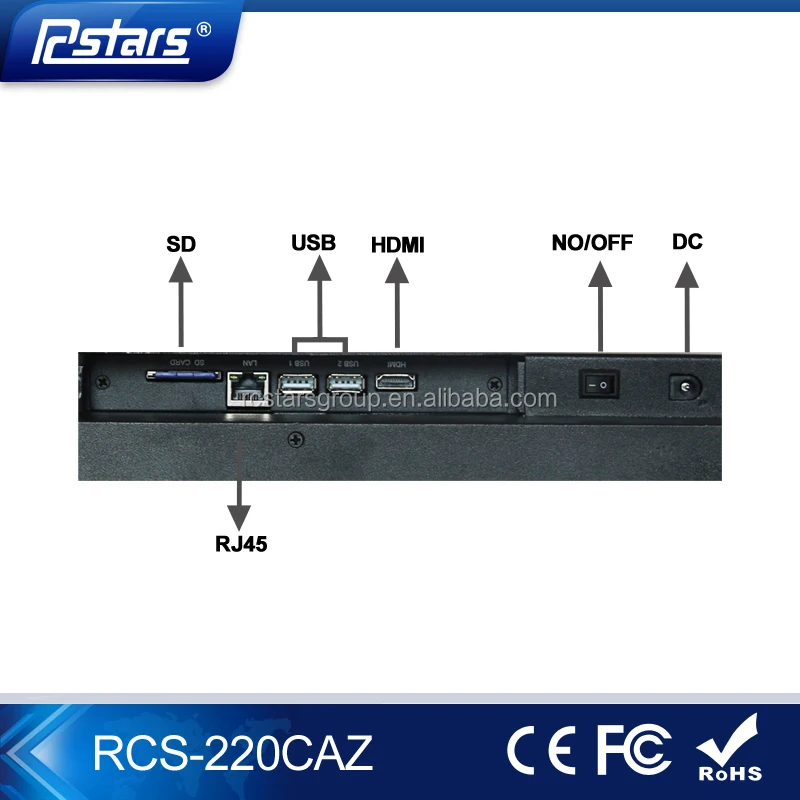 22inch Wireless/Network 3G Wifi HD LCD Media Advertising Display