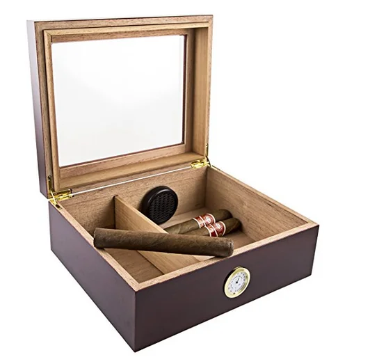 luxury wooden cigar humidor box for sale