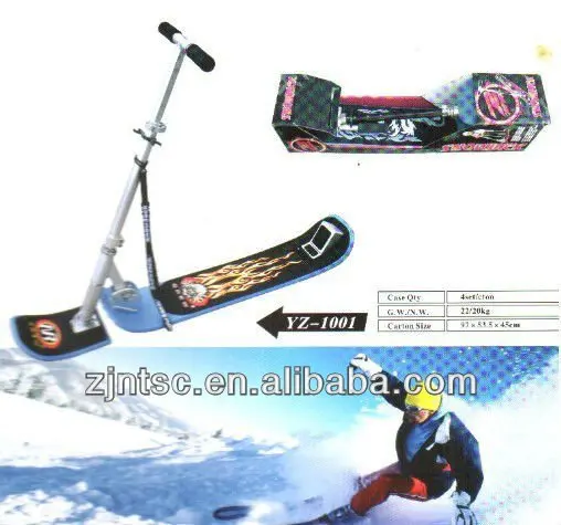 Лидер продаж, снежный велосипед, объем 100 кг, детский и взрослый Снежный скутер