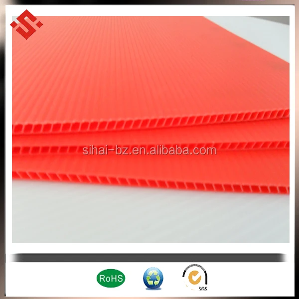 
3mm 5mm printing polypropylene pp plastic core flu core flute 