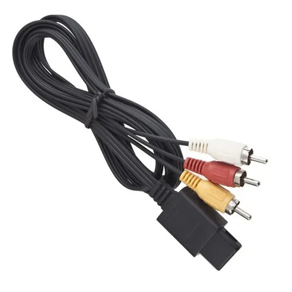 160cm AV TV RCA Video Cord Cable For Game cube/for SNES GameCube/for Nintendo for N64 64 Wholesale