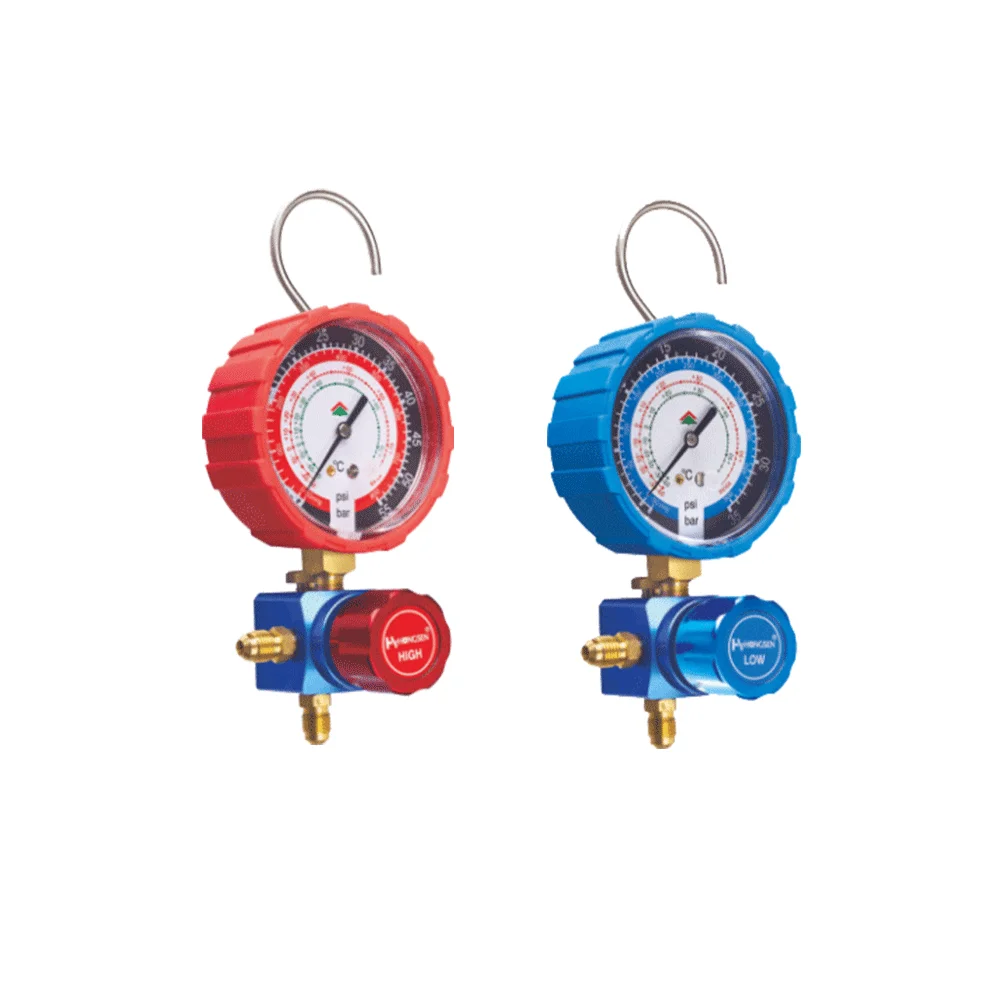 HONGSEN  Single A/C Refrigeration Manifold Pressure Gauge Set  HS-468AL/AH