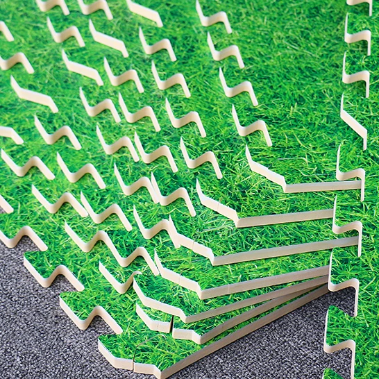 eva floating ocean grass design mat