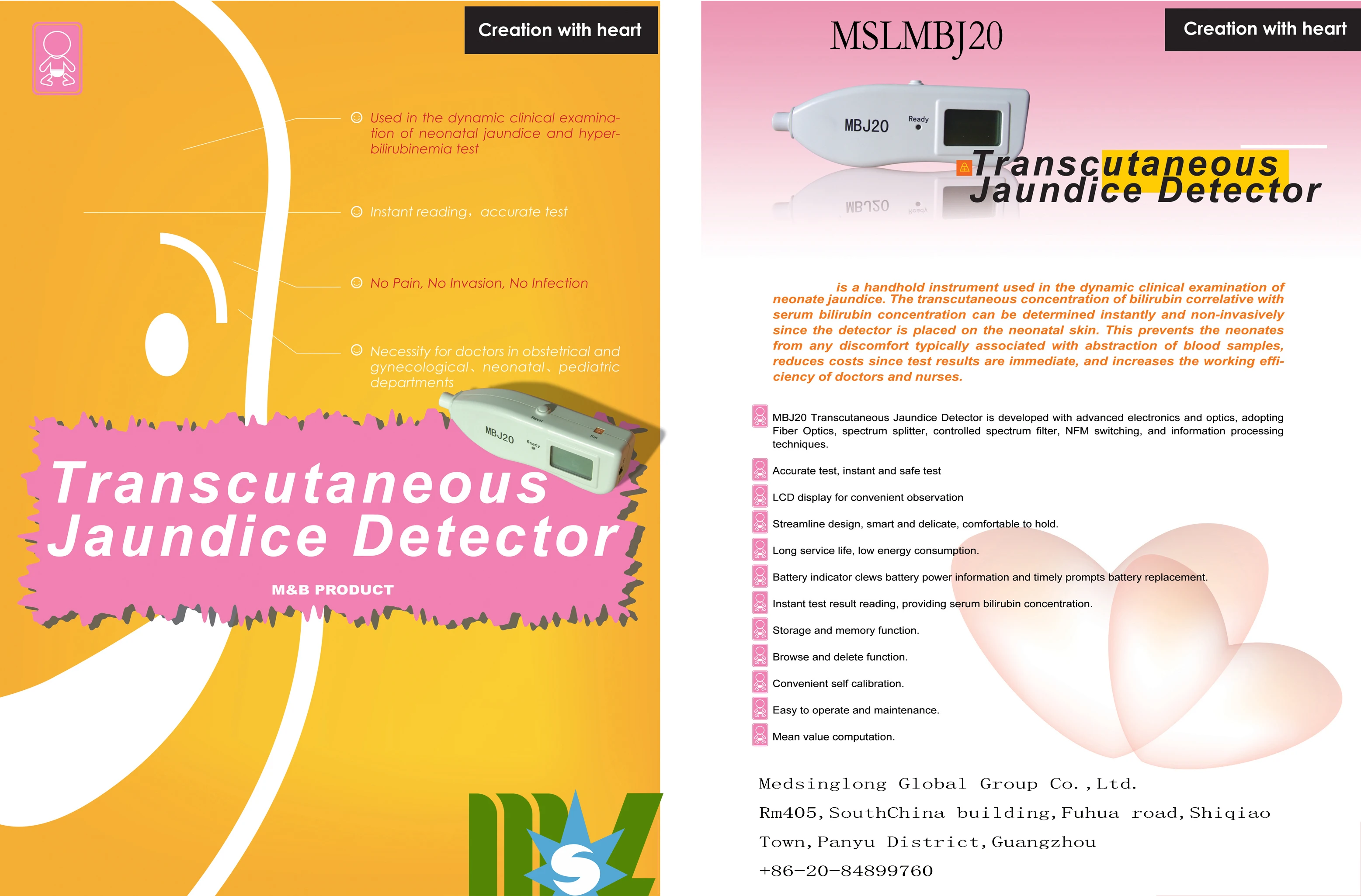 Percutaneous jaundice tester  / transcutaneous Jaundice Detector for neonatal jaundice